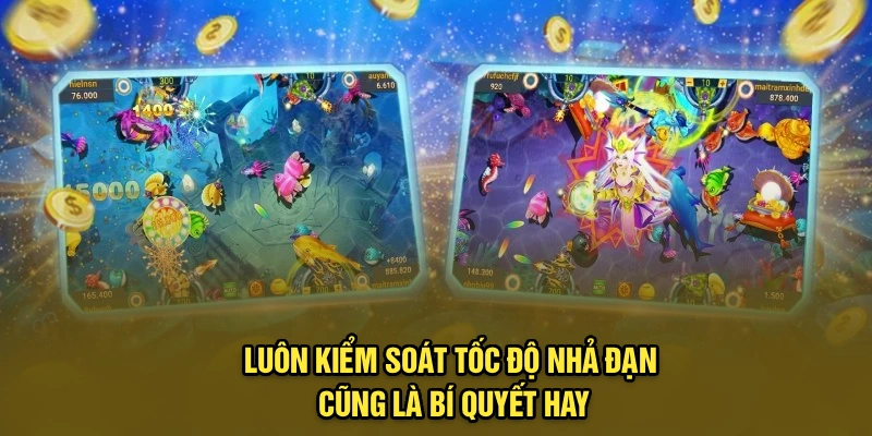 Luôn kiểm soát tốc độ nhả đạn cũng là bí quyết hay